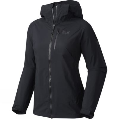 Chaquetas Mountain Hardwear Thunder Shadow Mujer - Negras - Chile UED820761